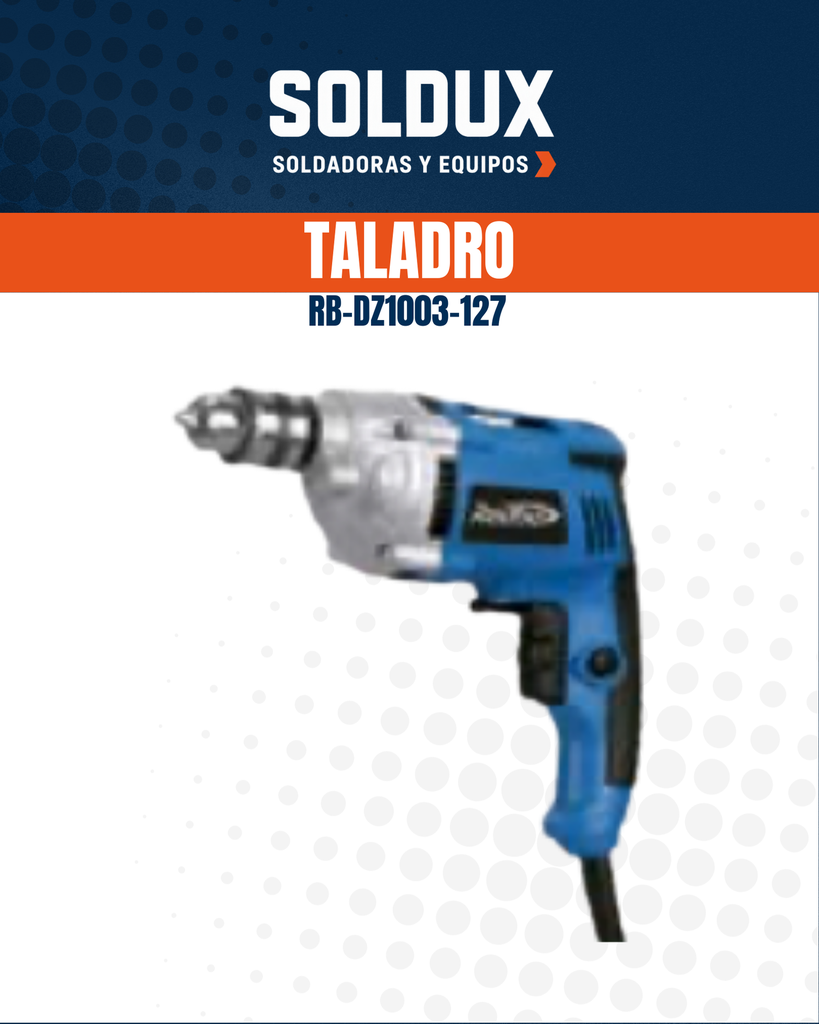 [RB-DZ1003-127] TALADRO ELÉCTRICO 550W