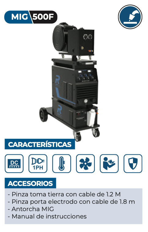 SOLDADORA MIG 500F 440V