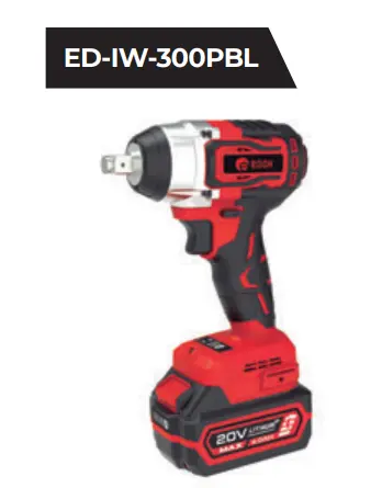 [ED-IW-300PBL] LLAVE IMPACTO 21V 350N.M