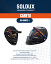 CARETA PARA SOLDAR ROJA