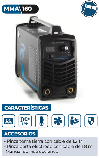 [MMA-160] SOLDADORA INVERTER MMA-160 110V/220V