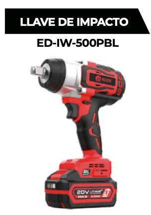 [ED-IW-500PBL] Llave para batería de litio sin escobillas 21V 500N.m 