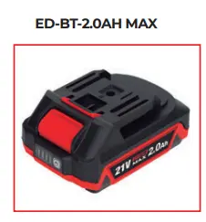 [ED-BT-2.0AH MAX]  Batería 21V MAX 